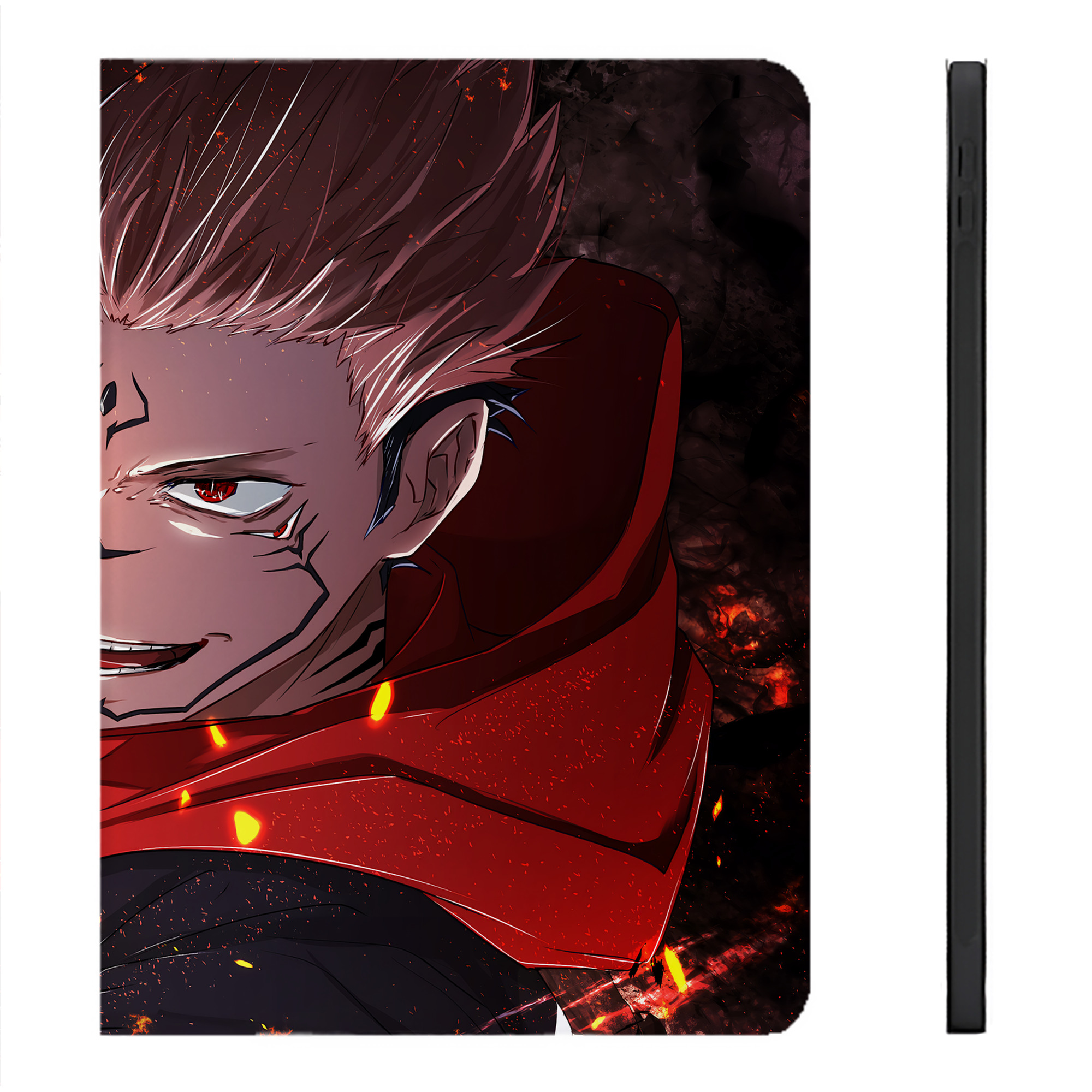 （画像用） 呪術廻戦 Jujutsu Kaisen IPadケース ペンホルダー付き ブックスタイルデザイン